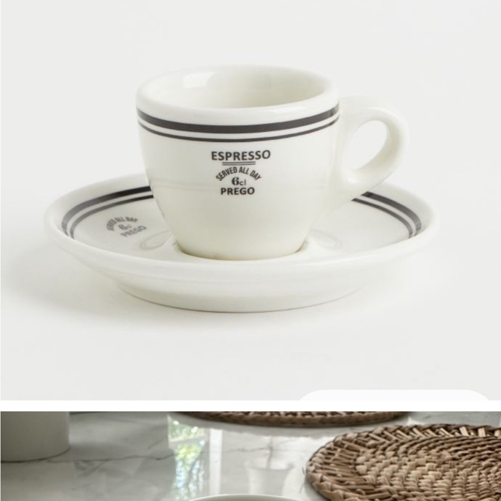 Set of 8 espresso mugs